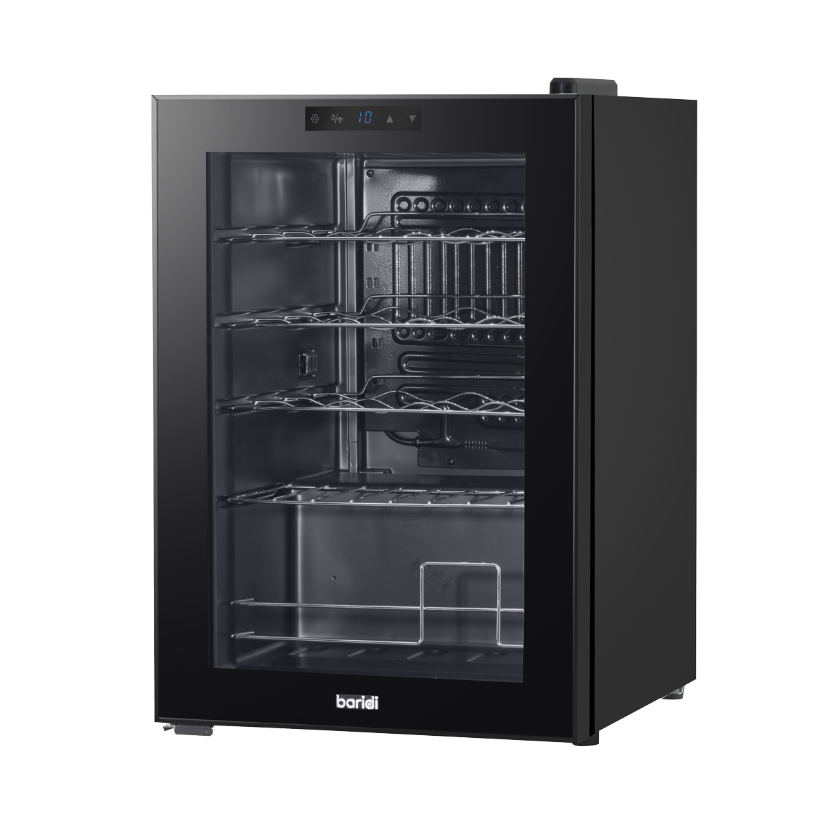 Baridi Wine Cooler Fridge, 20 Bottle, Black (DH8) (Factory Refurbished A)
