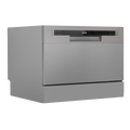 Baridi Tabletop Dishwasher, 6 Place Settings, 6.5L Capacity, Silver (DH84) (Factory Refurbished B)