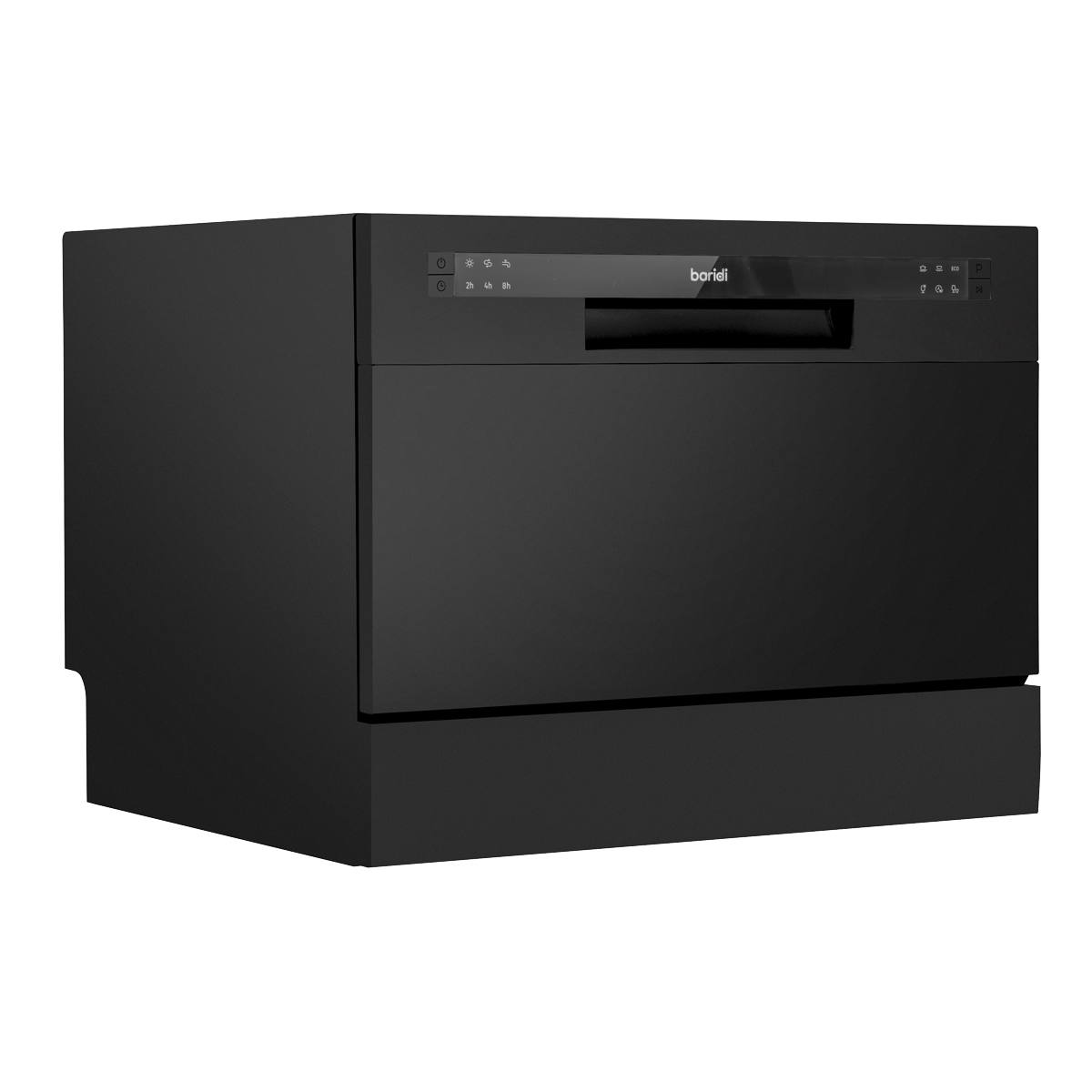Baridi Tabletop Dishwasher 6 Place Settings 6.5L Capacity - Black