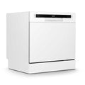 Baridi DH86 Compact Tabletop Counter Dishwasher, 8 Litre Capacity, 8 Place Settings, 6 Programmes, White