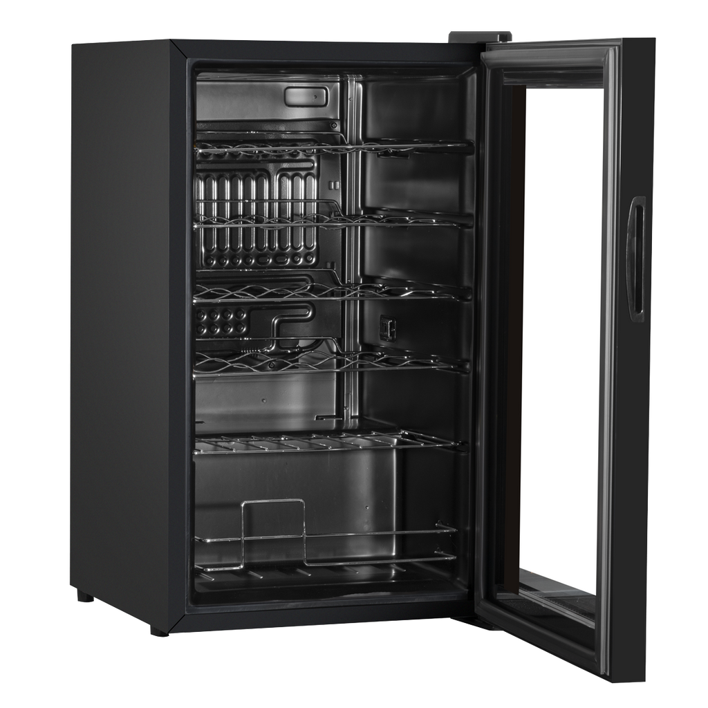 Baridi Wine Cooler Fridge, 24 Bottle, Black (DH9)