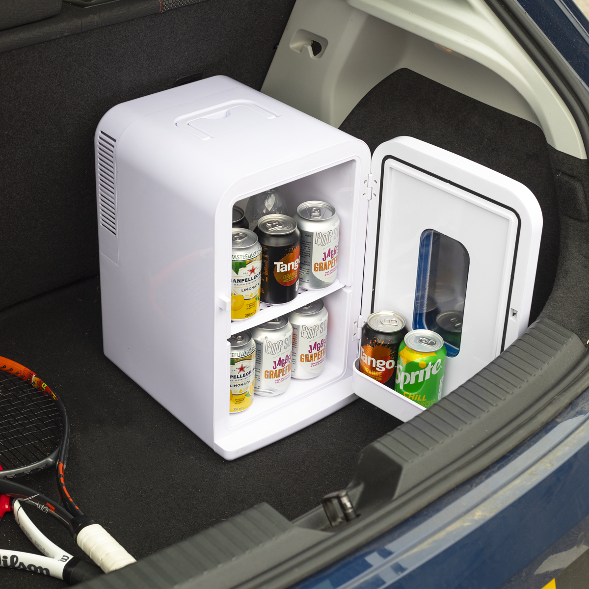 Baridi Mini Fridge/Warmer, 15L Capacity, White (DH94) (Factory Refurbished B)