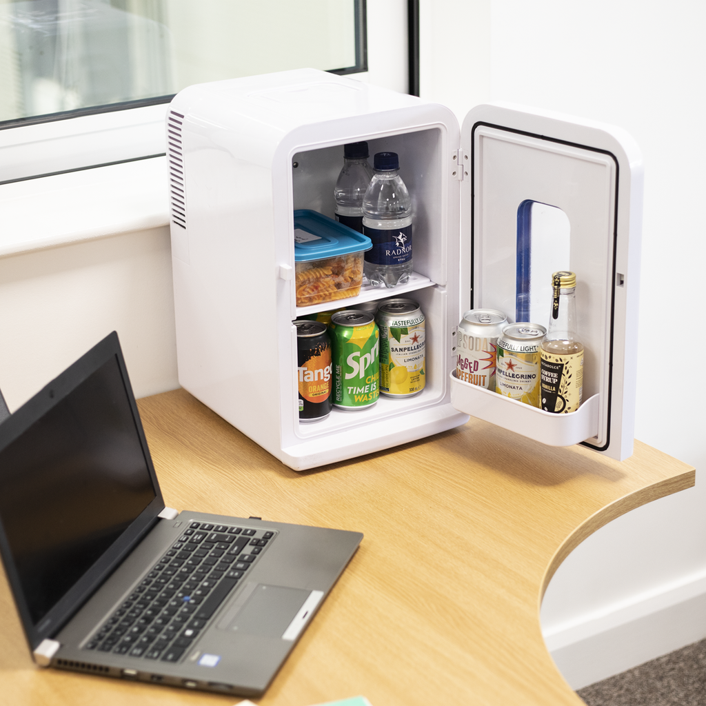 Baridi Mini Fridge/Warmer, 15L Capacity, White (DH94) (Factory Refurbished B)