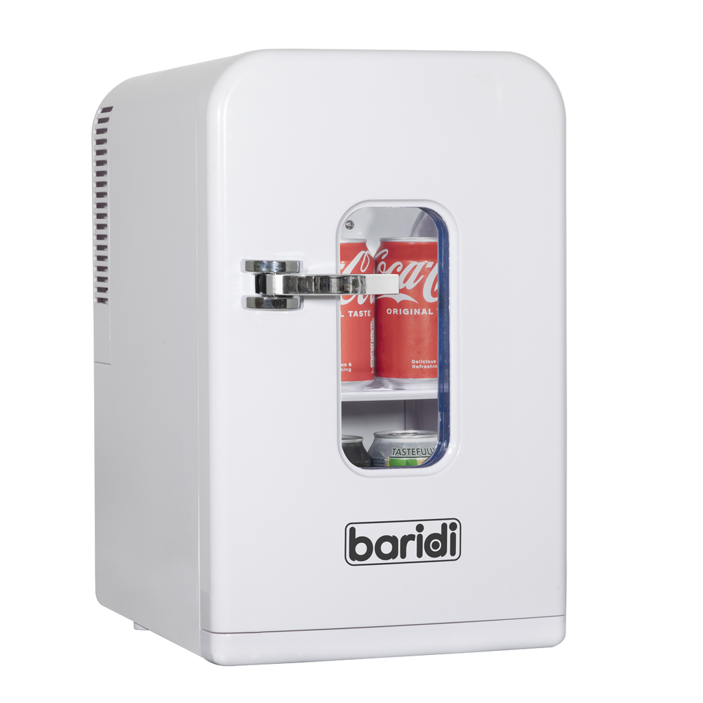 Baridi Mini Fridge/Warmer, 15L Capacity, White (DH94) (Factory Refurbished B)