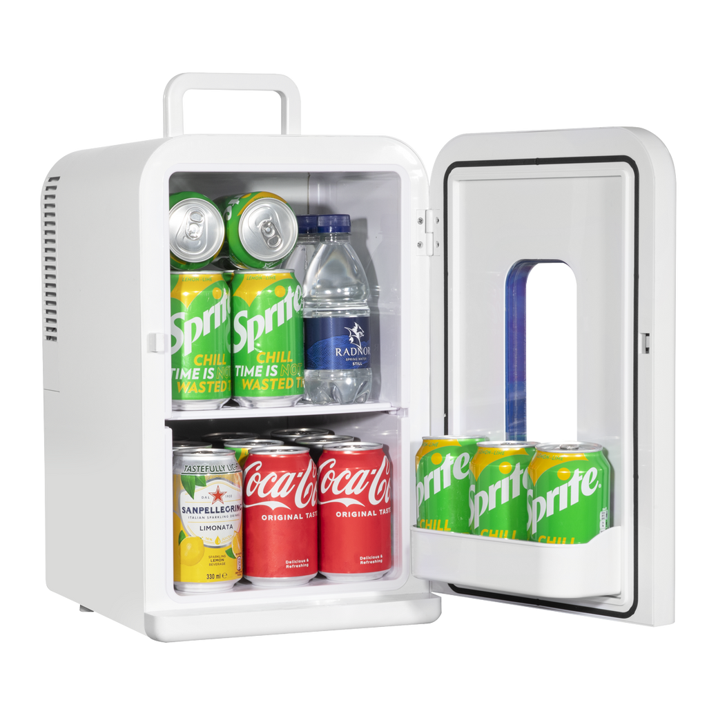 Baridi Mini Fridge/Warmer, 15L Capacity, White (DH94) (Factory Refurbished B)