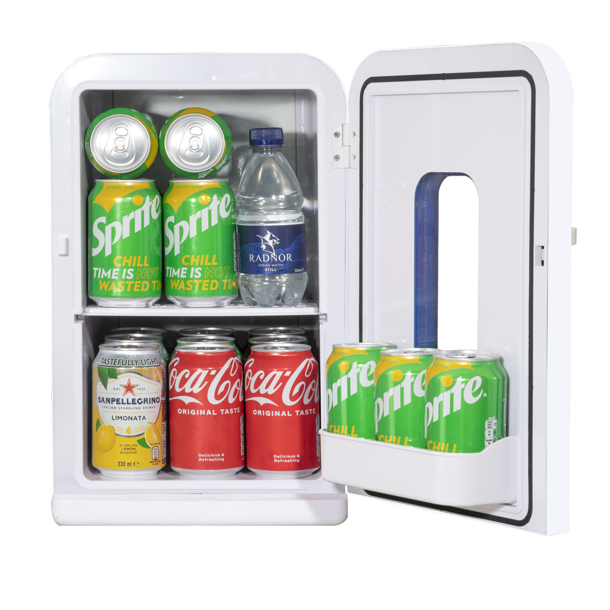 Baridi Mini Fridge/Warmer, 15L Capacity, White (DH94) (Factory Refurbished B)