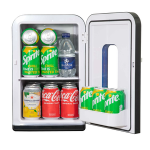 Baridi DH95 Portable Food, Drinks Mini Cooler Fridge and Warmer, 15 Litre Capacity, Black