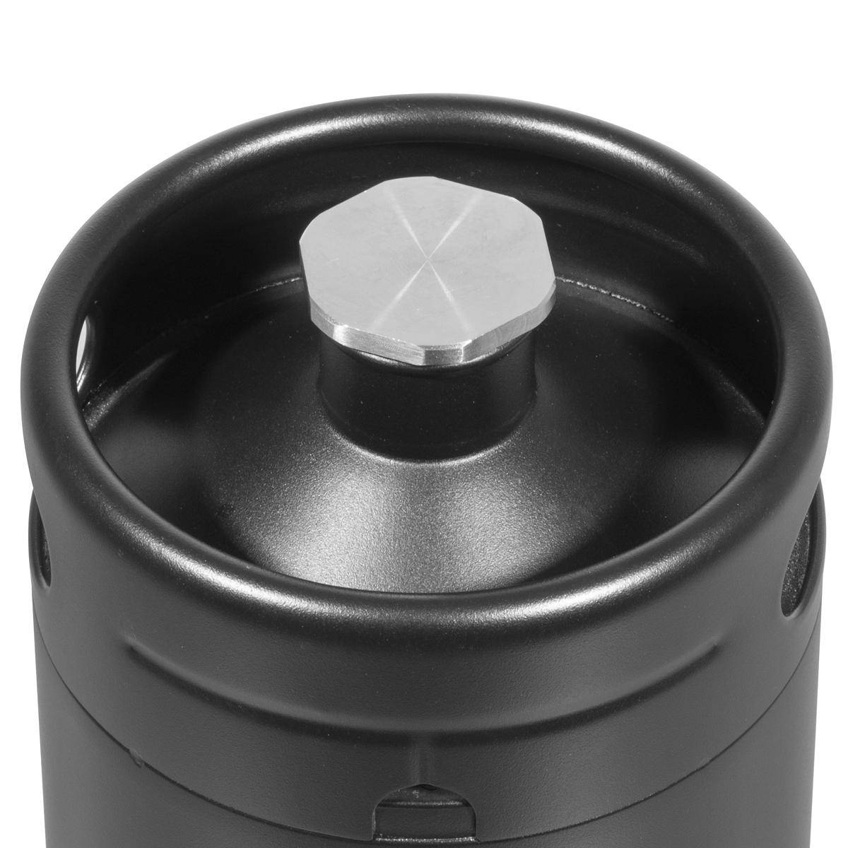 Baridi Stainless Steel Growler Keg, 2L Capacity, Black (DH99) (Factory Refurbished A)