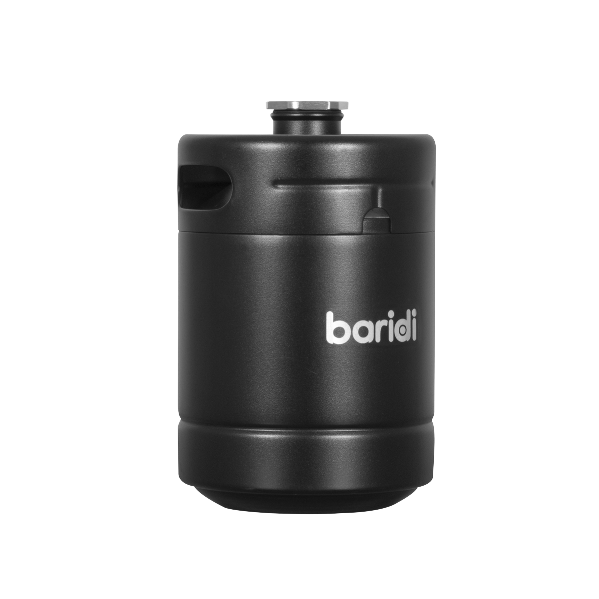 Baridi Stainless Steel Growler Keg, 2L Capacity, Black (DH99) (Factory Refurbished A)