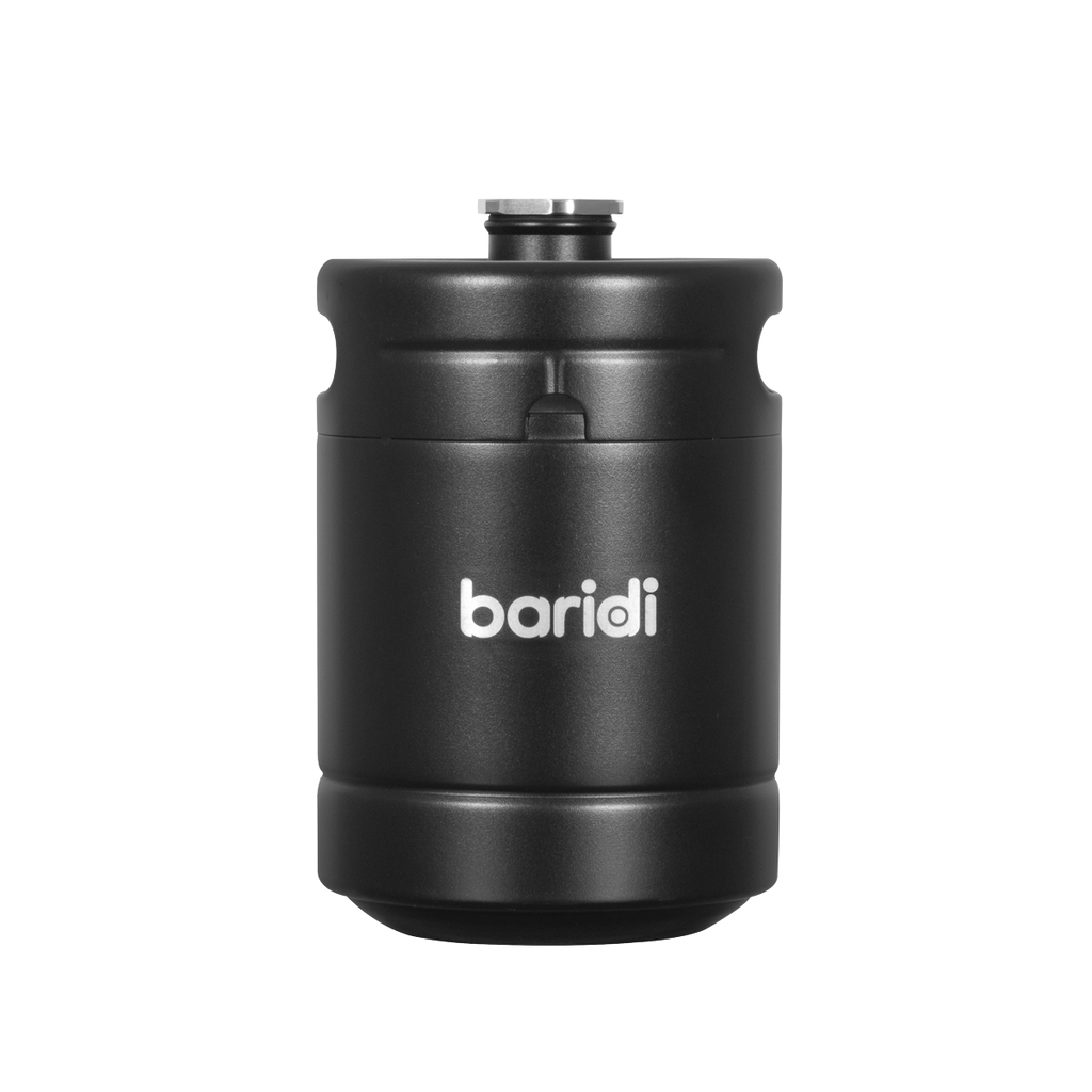 Baridi Stainless Steel Growler Keg, 2L Capacity, Black (DH99) (Factory Refurbished A)