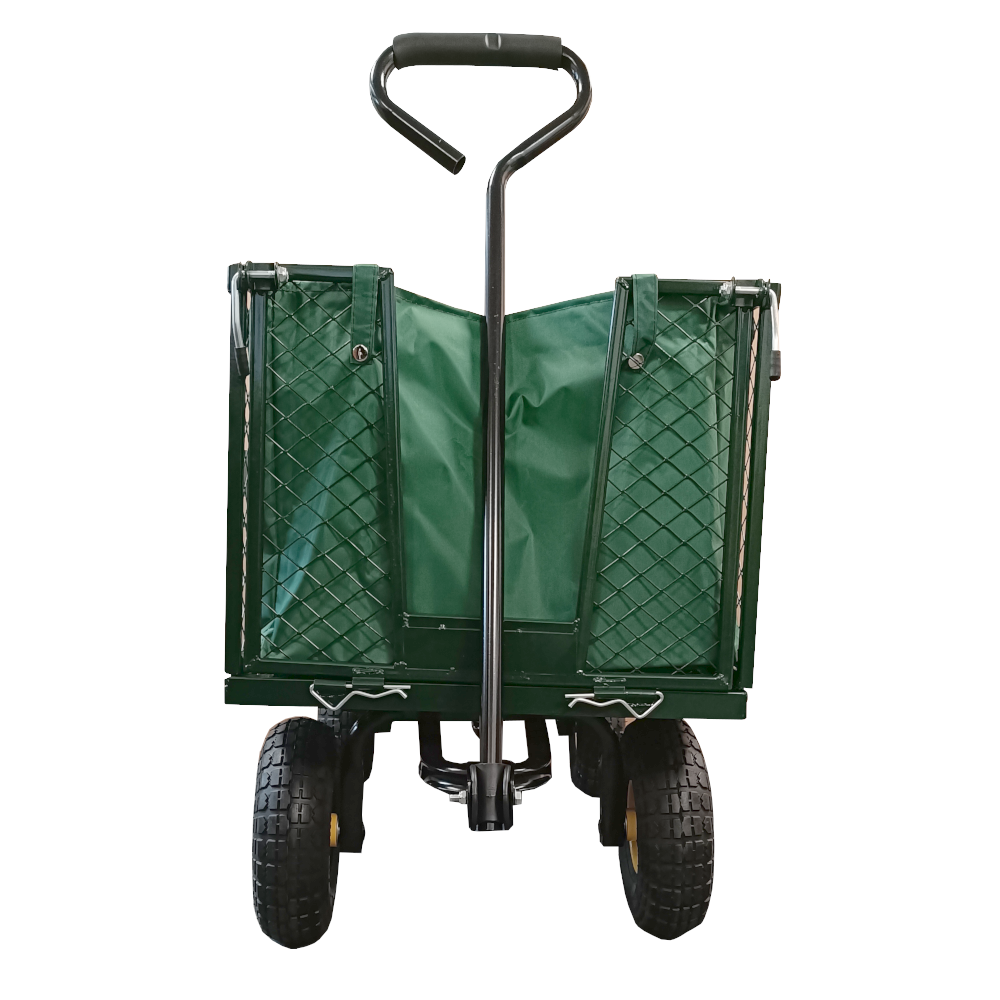 DJM Direct DJM1845 Heavy Duty Garden Outdoor Wheelbarrow Portable Storage Cart Trolley 300kg
