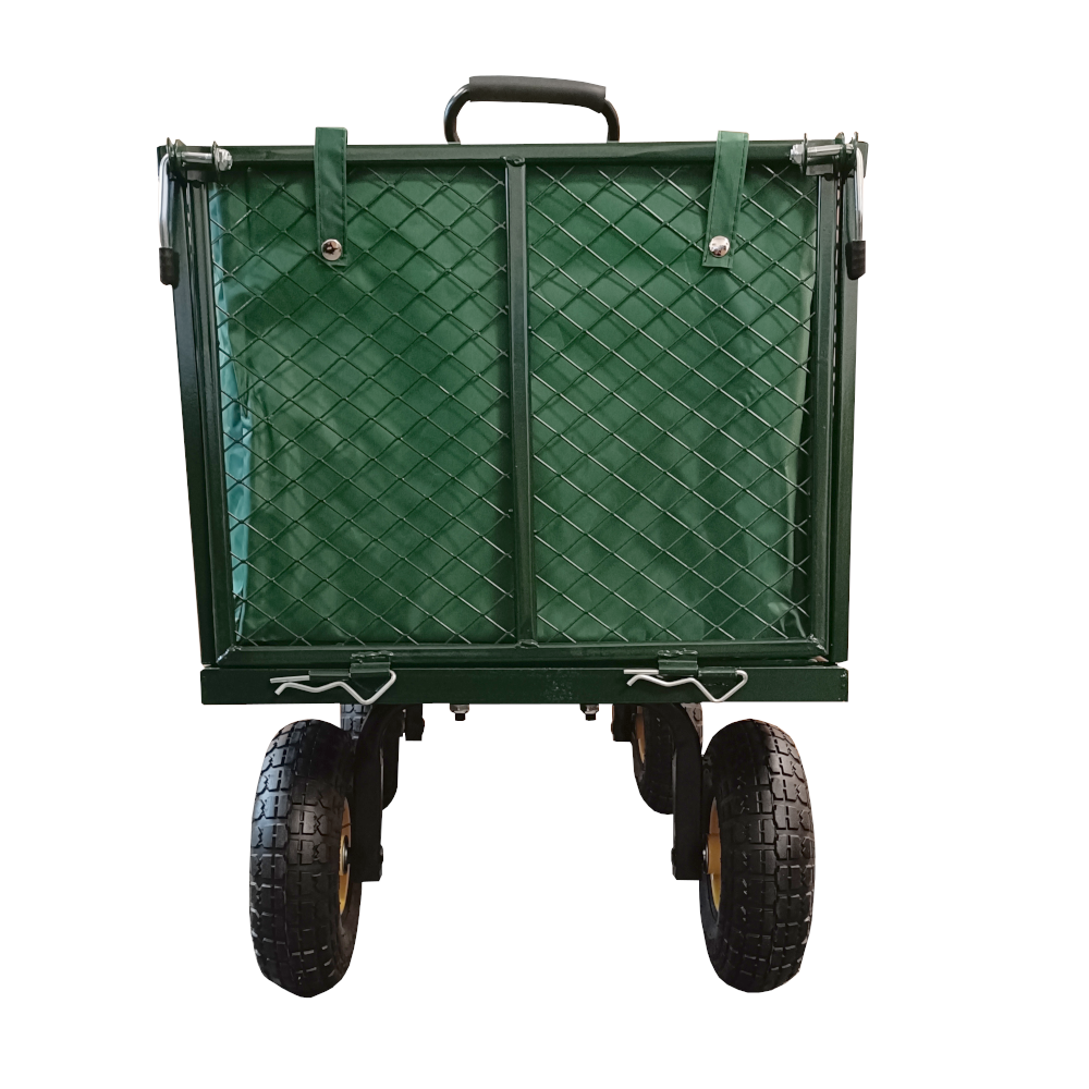 DJM Direct DJM1845 Heavy Duty Garden Outdoor Wheelbarrow Portable Storage Cart Trolley 300kg