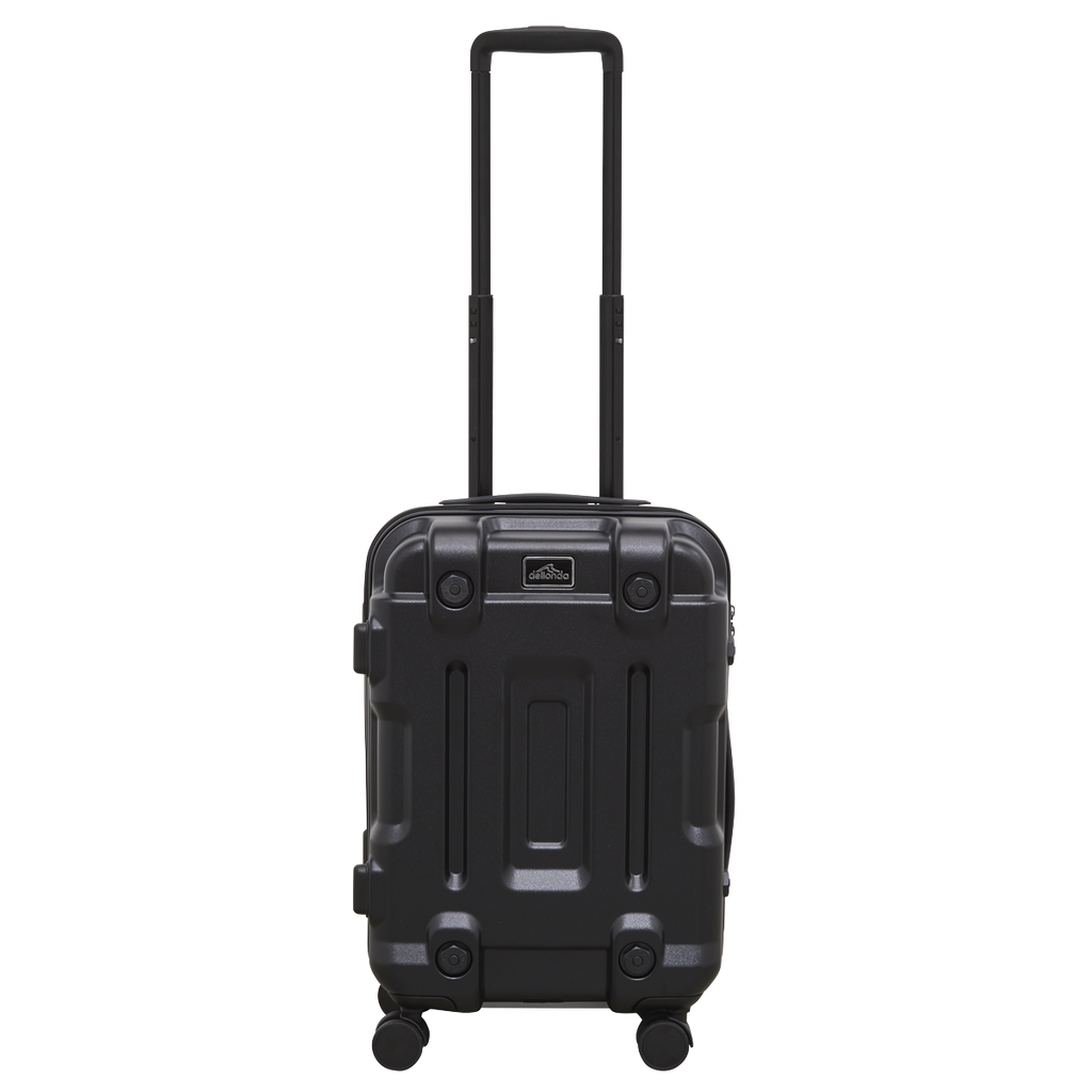Dellonda Lightweight ABS Luggage Set with TSA Lock, 3-Piece, Black (DL10)