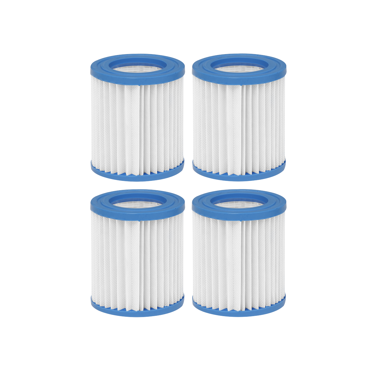 Dellonda Swimming Pool Filter Cartridge, Ø80 x 90mm, Pack of 4 (DL111)