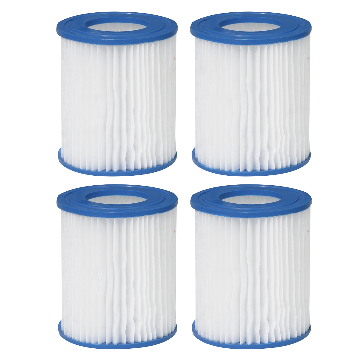 Dellonda Swimming Pool Filter Cartridge, Ø106 x 136mm, Pack of 4 (DL116)