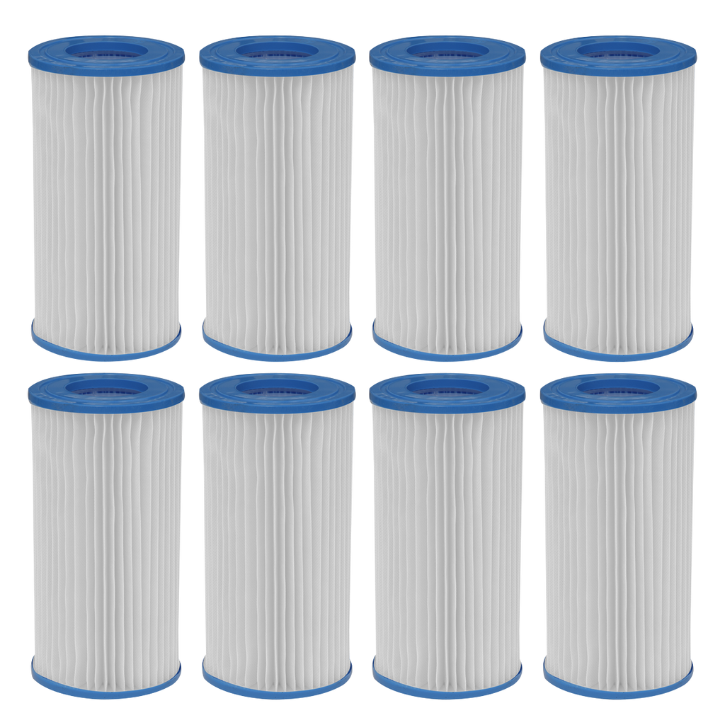 Dellonda Swimming Pool Filter Cartridge, Ø106 x 203mm, Pack of 8 (DH119)