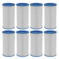 Dellonda Swimming Pool Filter Cartridge, Ø106 x 203mm, Pack of 8 (DH119)