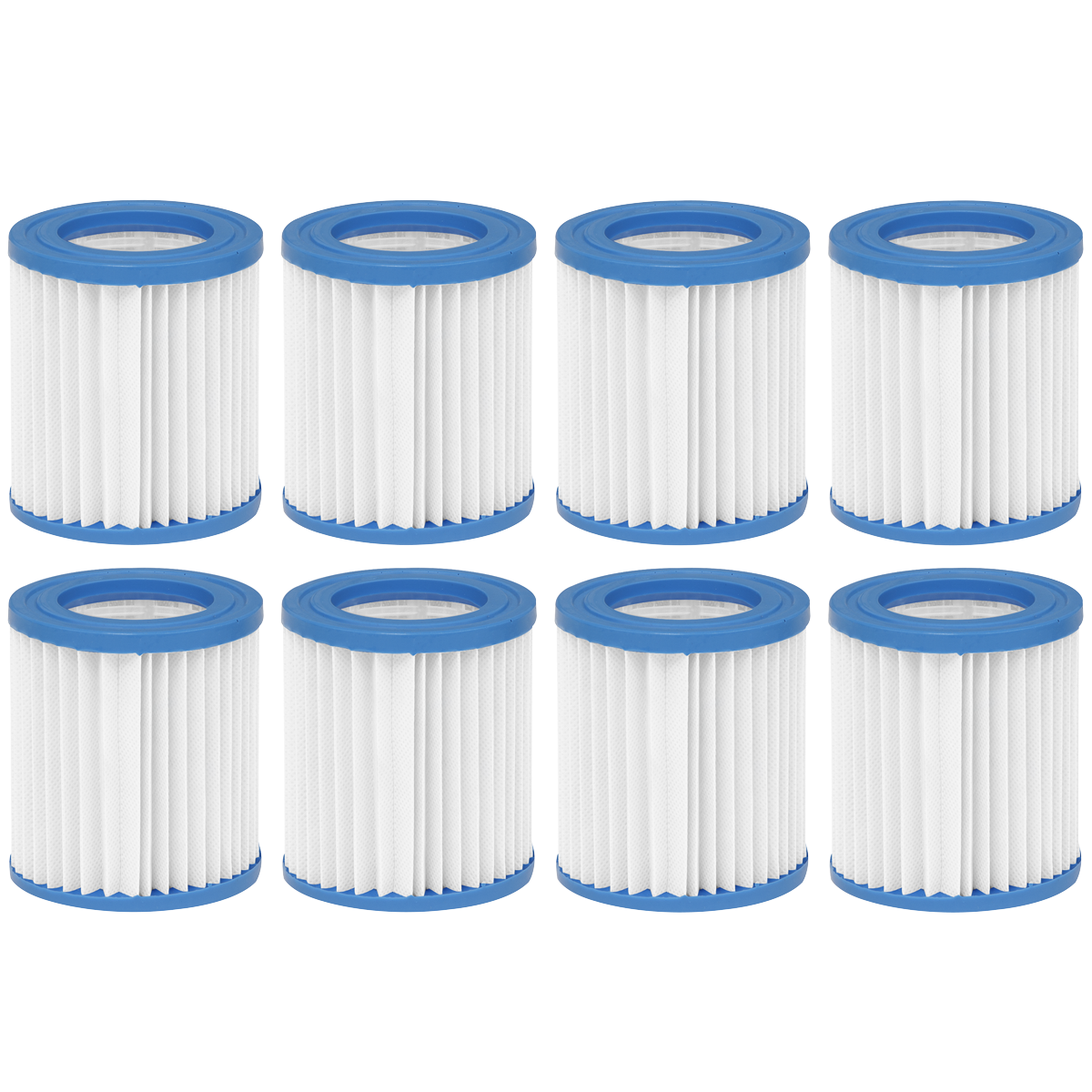 Dellonda Swimming Pool Filter Cartridge, Ø106 x 136mm, Pack of 8 (DL122)