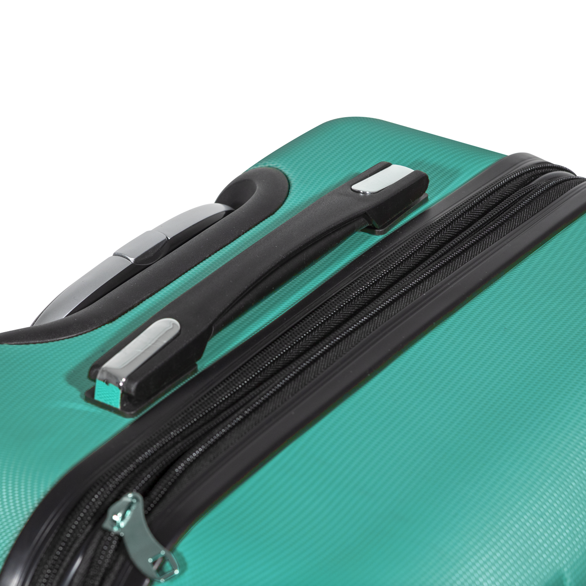 Dellonda Lightweight ABS Luggage Set with TSA Lock, 3-Piece, Teal (DL126)