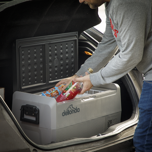 Dellonda Portable Fridge Freezer/Cool Box with LED Display & AC/DC 230V Adaptor 36L