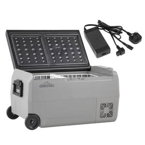 Dellonda Portable Fridge Freezer/Cool Box with LED Display & AC/DC 230V Adaptor 36L