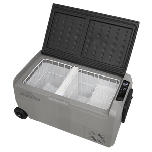 Dellonda Portable Fridge Freezer/Cool Box with LED Display & AC/DC 230V Adaptor 36L