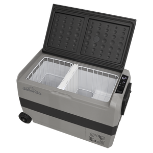 Dellonda Portable Fridge Freezer/Cool Box with LED Display & AC/DC 230V Adaptor 50L