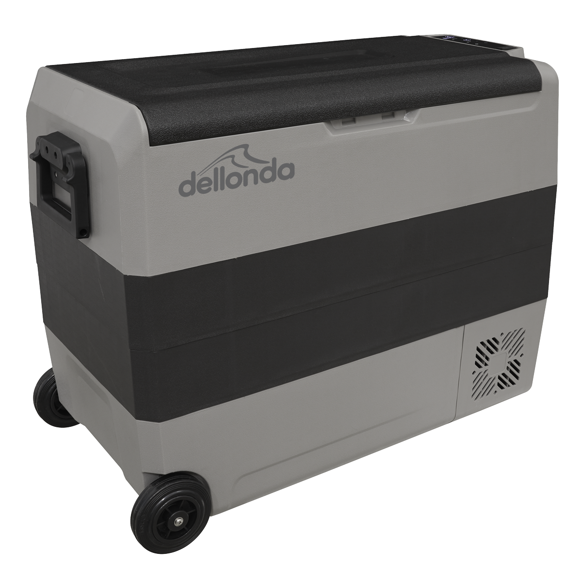 Dellonda Portable Fridge Freezer/Cool Box with LED Display & AC/DC 230V Adaptor 60L
