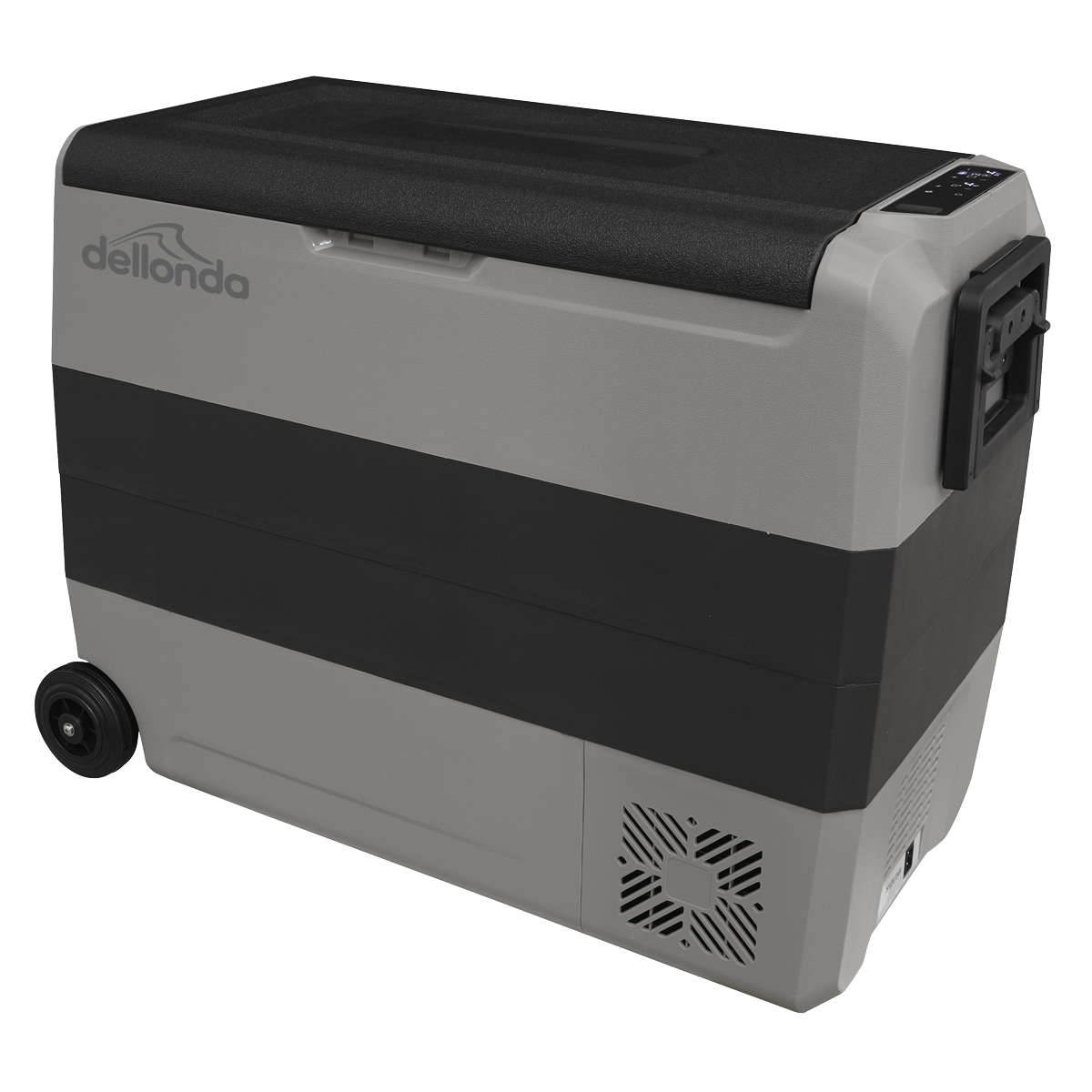 Dellonda Portable Fridge Freezer/Cool Box with LED Display & AC/DC 230V Adaptor 60L