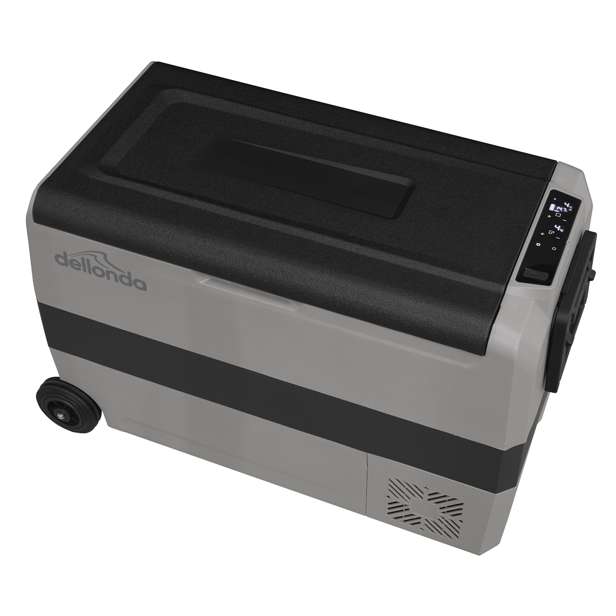 Dellonda DL14 Dual Zone Portable Fridge, Freezer & Cool Box with LED Display, 50 Litre Capacity, 12/24V