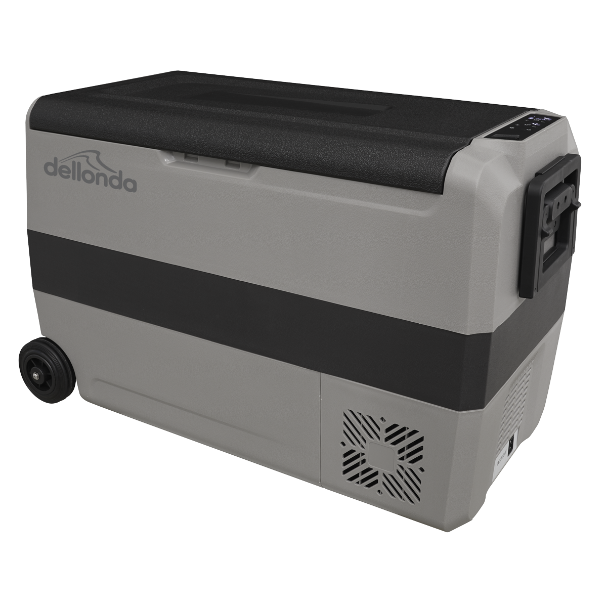 Dellonda DL14 Dual Zone Portable Fridge, Freezer & Cool Box with LED Display, 50 Litre Capacity, 12/24V