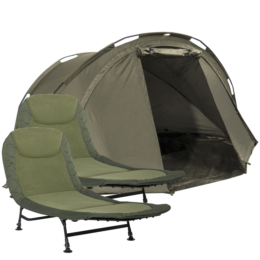 Dellonda 2-Person Bivvy Tent & Bedchair Set