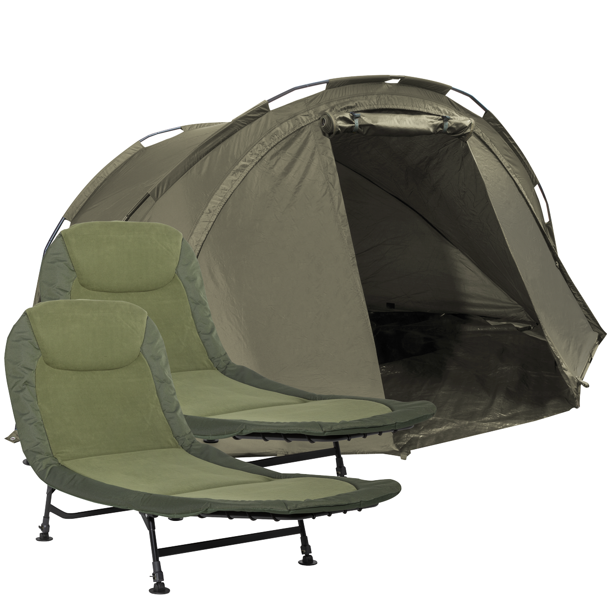 Dellonda 2-Person Bivvy Tent & Bedchair Set