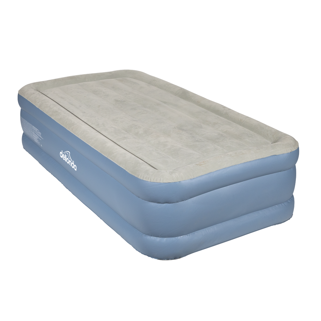 Dellonda Single High-Raised Air Bed with Built-in Electric Pump (DL146)