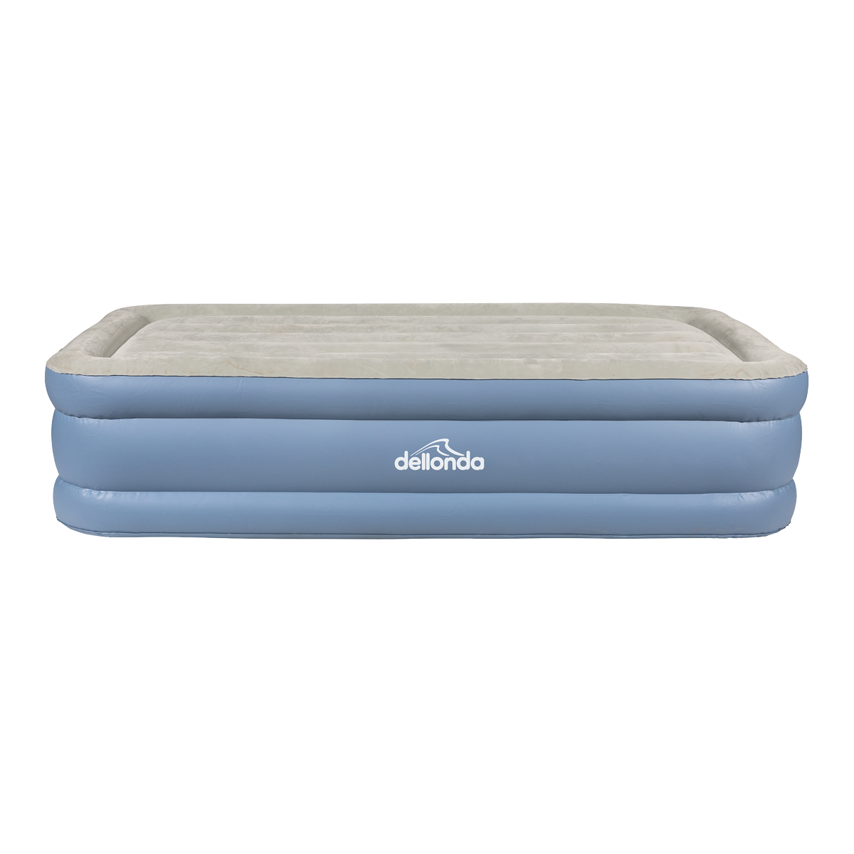 Dellonda Raised Air Bed with Built-in Electric Pump & Storage Bag - Single