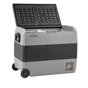 Dellonda DL15 Dual Zone Portable Fridge Freezer & Cool Box with LED Display, 60 Litre Capacity, 12/24V