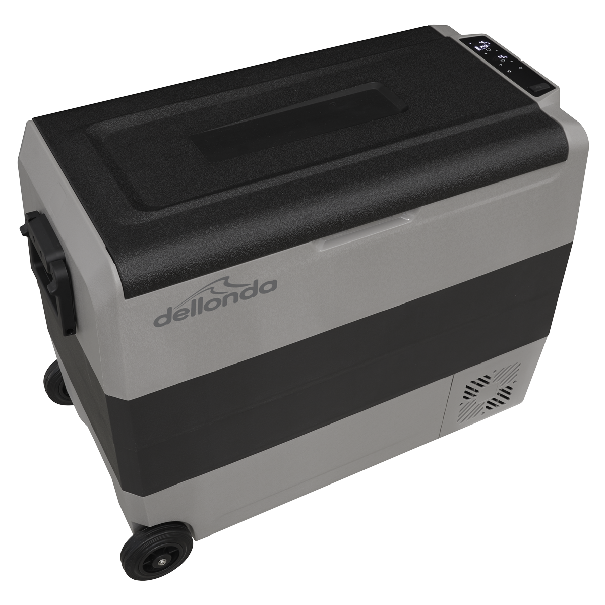 Dellonda DL15 Dual Zone Portable Fridge Freezer & Cool Box with LED Display, 60 Litre Capacity, 12/24V
