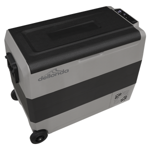 Dellonda DL15 Dual Zone Portable Fridge Freezer & Cool Box with LED Display, 60 Litre Capacity, 12/24V