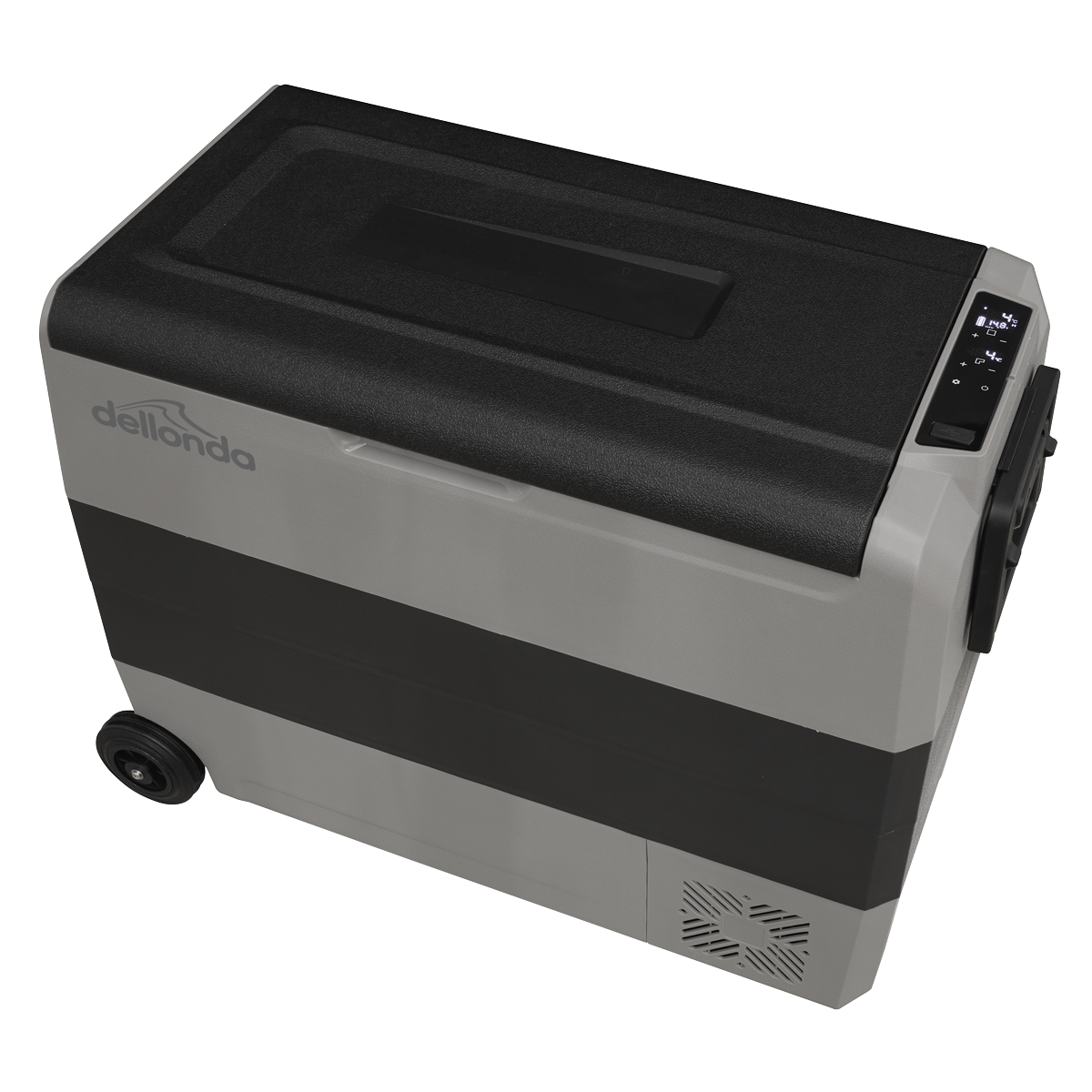 Dellonda DL15 Dual Zone Portable Fridge Freezer & Cool Box with LED Display, 60 Litre Capacity, 12/24V