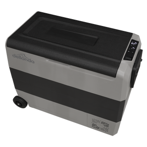 Dellonda DL15 Dual Zone Portable Fridge Freezer & Cool Box with LED Display, 60 Litre Capacity, 12/24V