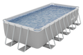 Dellonda DL150 Deluxe 21ft Steel Frame Swimming Pool with Step Ladder & Filter Pump