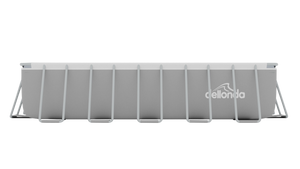 Dellonda DL150 Deluxe 21ft Steel Frame Swimming Pool with Step Ladder & Filter Pump