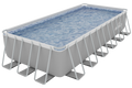 Dellonda DL151 Deluxe 25ft Steel Frame Swimming Pool with Step Ladder & Filter Pump
