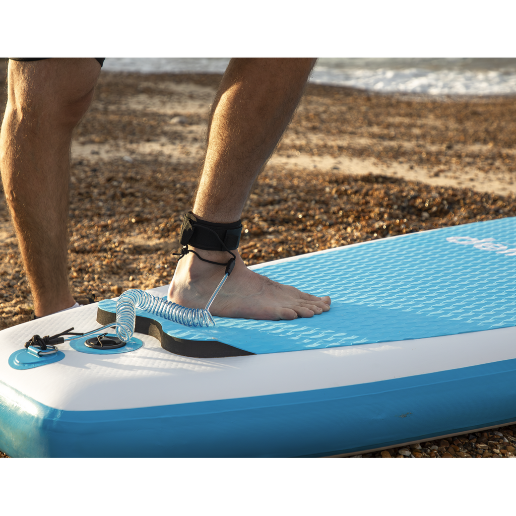 Dellonda Inflatable Stand-Up Paddle Board 10'6", Light Blue (DL152)