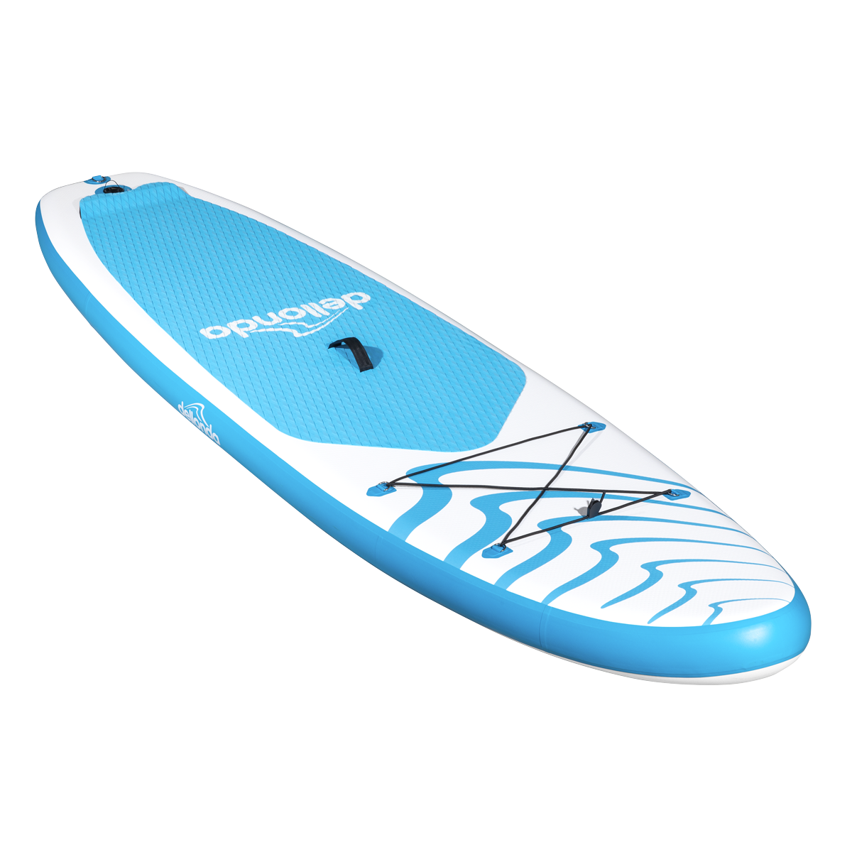Dellonda Inflatable Stand-Up Paddle Board 10'6", Light Blue (DL152)