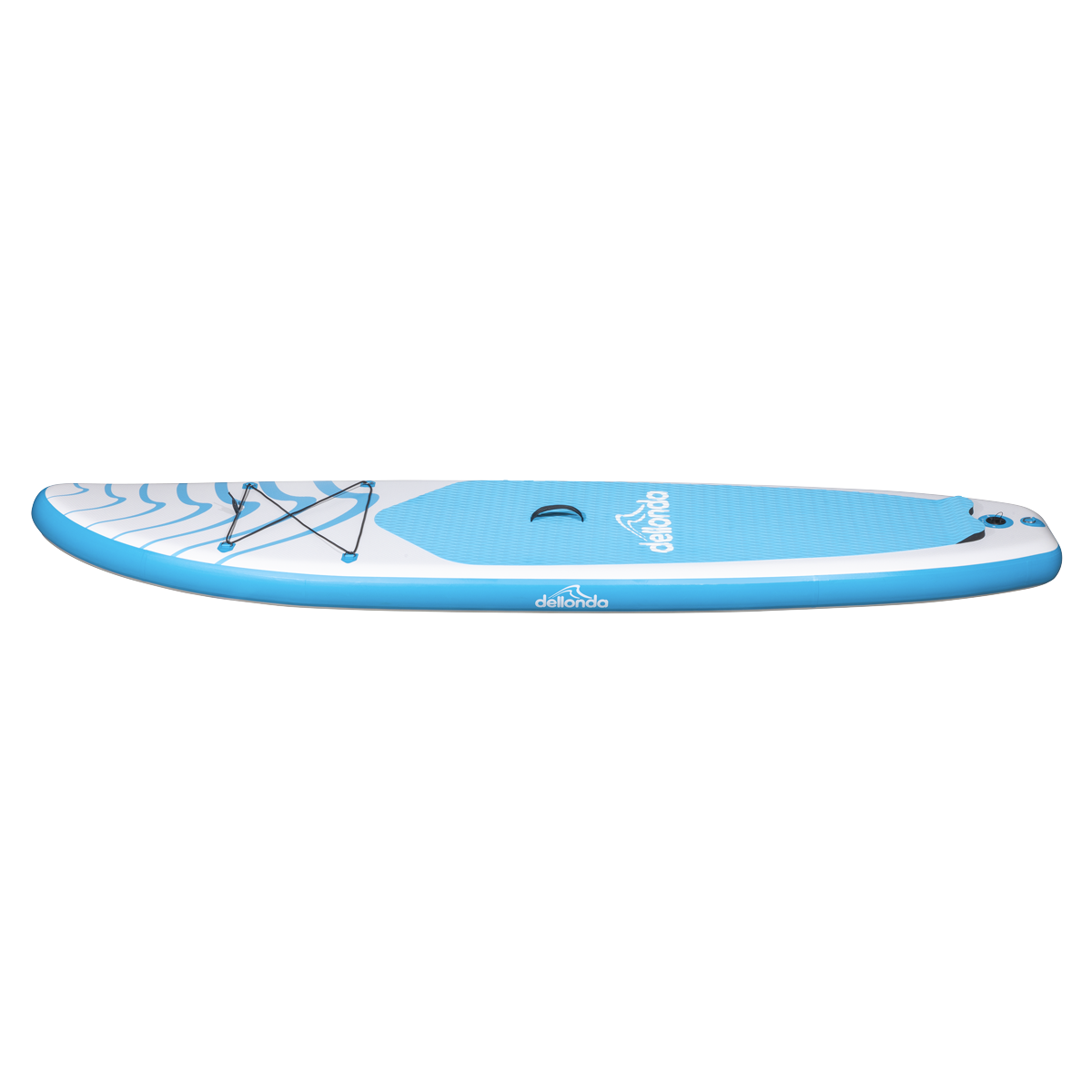 Dellonda Inflatable Stand-Up Paddle Board 10'6", Light Blue (DL152)