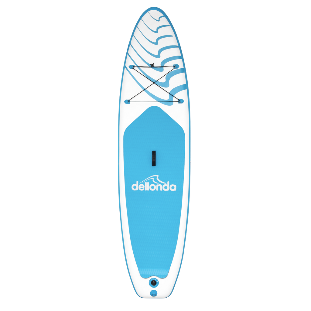 Dellonda Inflatable Stand-Up Paddle Board 10'6", Light Blue (DL152)