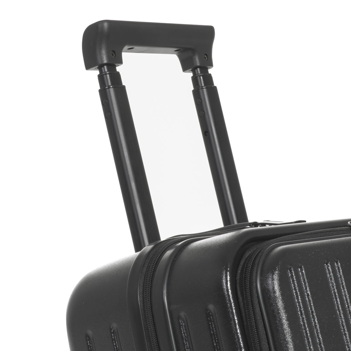 Dellonda Cabin Size Luggage with Dual TSA Lock 18", Black (DL156)