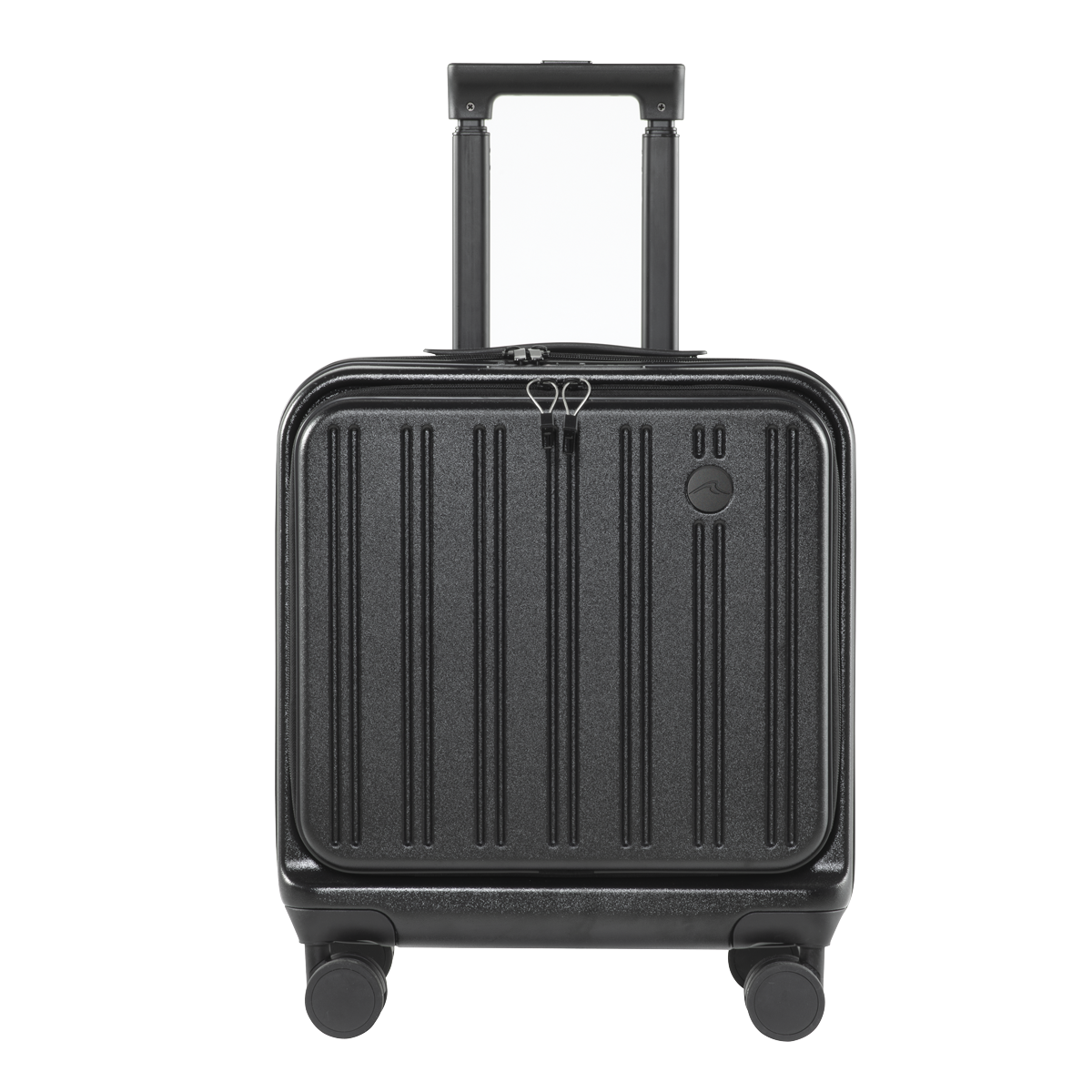 Dellonda Cabin Size Luggage with Dual TSA Lock 18", Black (DL156)