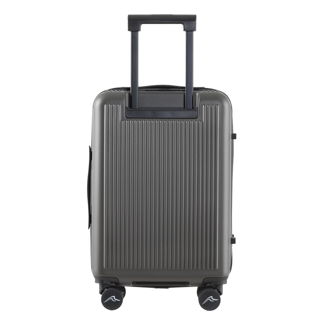 Dellonda Cabin Size Luggage with Dual TSA Lock 20", Black (DL157) (Factory Refurbished A)